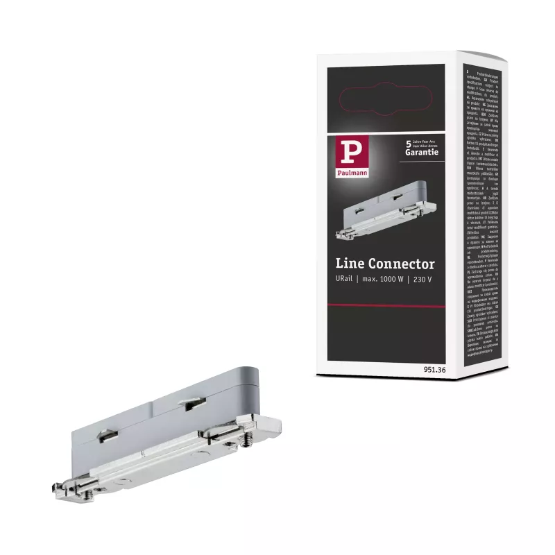 URail-Anschlusskabel 70 x 15 mm, max. 1000 W, silber