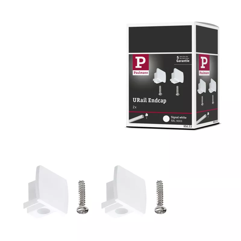 URail Connecteur Extrémités 13x21mm Blanc signal