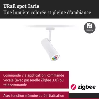 URail Spot Smart Home Zigbee 3.0 Tarie RGBW 230lm 4,5W RGBW+ dimmbar 230V - système d'accrochage et décoration - détail 19