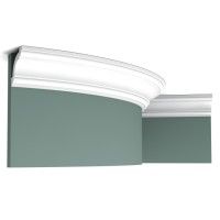 CX124F ORAC Durofoam flexible Cornice L200 x H4,9 x L4,9 cm ORAC DECOR 3 - Cimaise Tableau 