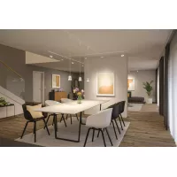 URail Track spotlight 3-Step-Dim Circle 280lm 5W 3000K dimmable 230V - système d'accrochage et décoration - détail 33