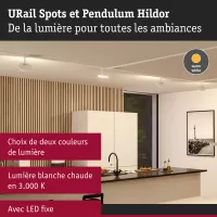 URail Spot sur rail 3-Step-Dim Hildor 850lm 15W 3000K gradable 230V - système d'accrochage et décoration - détail 28