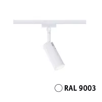 URail Spot sur rail 3-Step-Dim Tubo Spot individuel 150lm 4W 3000K gradable 230V Blanc signal - système d'accrochage et décoration - détail 5