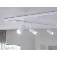 Foco para riel URail Tubo Individual con atenuación de 3 pasos, 150 lm, 4 W, 3000 K, regulable, 230 V, luz blanca. - système d'accrochage et décoration - détail 10