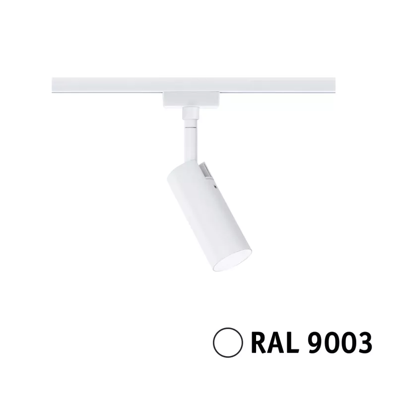 URail Schienenstrahler, 3-stufig dimmbar, 170 lm, 4 W, 4000 K, 230 V, Signalweiß