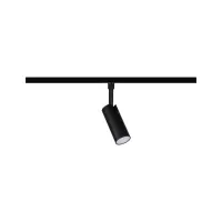 URail Spot sur rail 3-Step-Dim Tubo Spot individuel 200lm 4W 2700 - 4000K gradable 230V Noir mat - système d'accrochage et décoration - détail 3