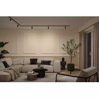 Foco individual Tubo para riel URail, regulable en 3 pasos, 200 lm, 4 W, 2700-4000 K, 230 V, negro mate. - système d'accrochage et décoration - détail 11