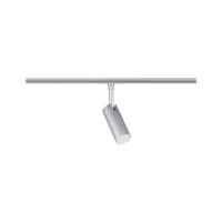 URail Schienenstrahler, 3-stufig dimmbar, Tubo Einzelstrahler, 300 lm, 4 W, 2700–4000 K, 230 V, Mattchrom - système d'accrochage et décoration - détail 3