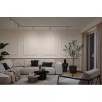 URail Track spotlight 3-Step-Dim Tubo Individual spotlight 300lm 4W 2700 - 4000K dimmable 230V Matt chrome - système d'accrochage et décoration - détail 13