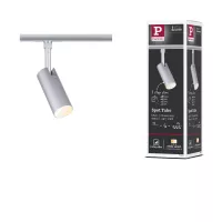 Foco individual Tubo para riel URail, regulable en 3 pasos, 300 lm, 4 W, 2700-4000 K, 230 V, acabado cromado mate. - système d'accrochage et décoration - détail 20