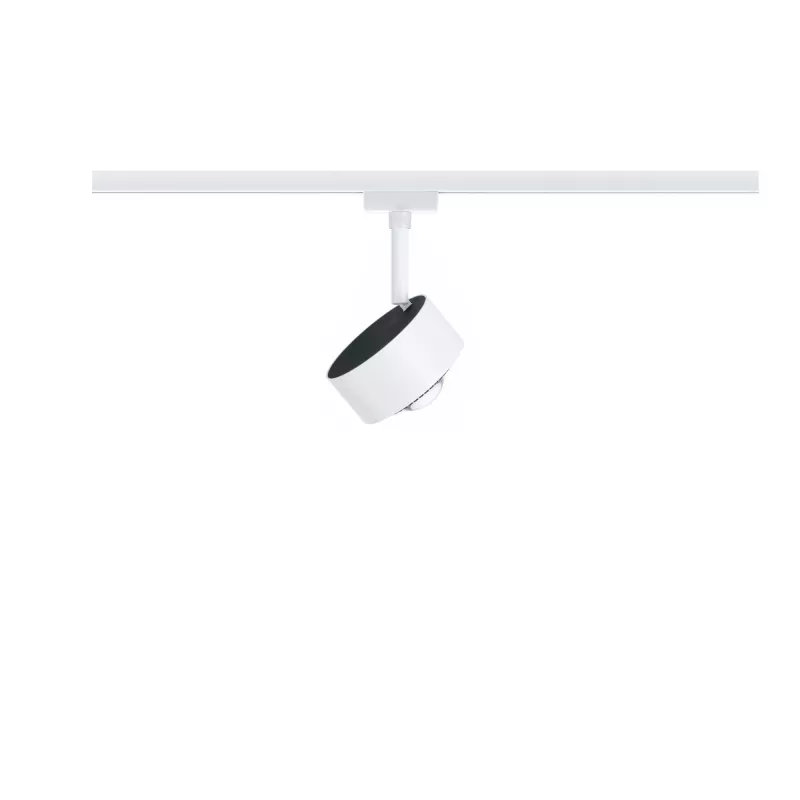 Foco para vía URail Aldan Individual 470lm 8W 4000K regulable 230V Blanco señal