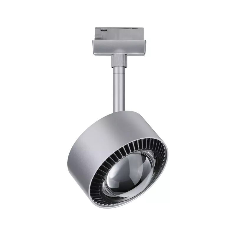 Foco para riel URail Foco individual Aldan 500lm 8W Blanco Interruptor 230V