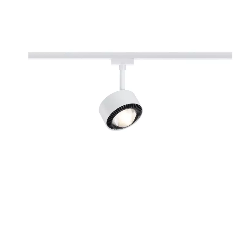 URail Spot sur rail Aldan Spot individuel 500lm 8W White Switch 230V