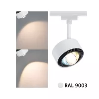 Foco para riel URail Foco individual Aldan 500lm 8W Blanco Interruptor 230V - système d'accrochage et décoration - détail 18