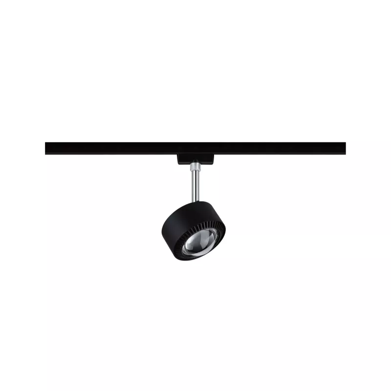 Foco para riel URail Foco individual Aldan 500lm 8W Blanco Interruptor 230V