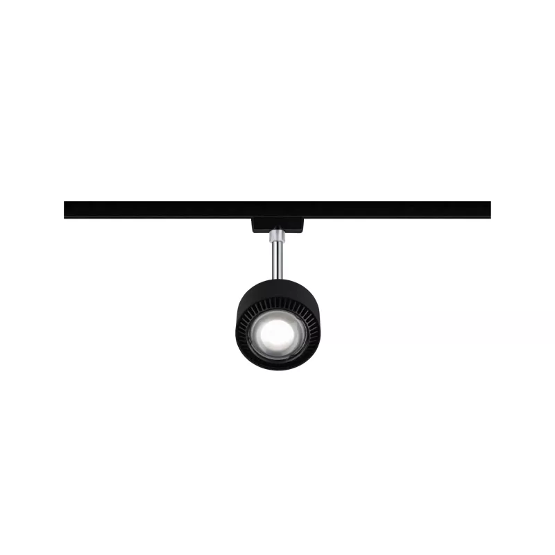 Foco para riel URail Foco individual Aldan 500lm 8W Blanco Interruptor 230V