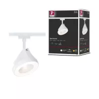 URail Gleisstrahler Arena Einzelstrahler 850 lm 15 W 2700 K dimmbar 230 V Signal weiß - système d'accrochage et décoration - détail 11