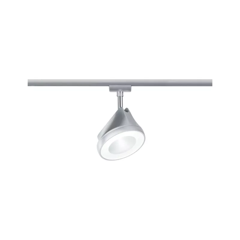 URail-Schienenstrahler Arena Einzelstrahler 950 lm 15,3 W 4000 K dimmbar 230 V Mattchrom, Chrom - système d'accrochage et décoration