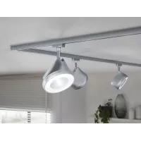 URail Track spotlight Arena Individual spotlight 950lm 15.3W 4000K dimmable 230V Matt chrome, Chrome - système d'accrochage et décoration - détail 6