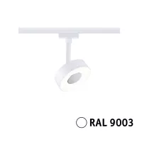 URail Gleisstrahler, rund, 180 lm, 5 W, 3000 K, dimmbar, 230 V, Signalweiß - système d'accrochage et décoration - détail 5