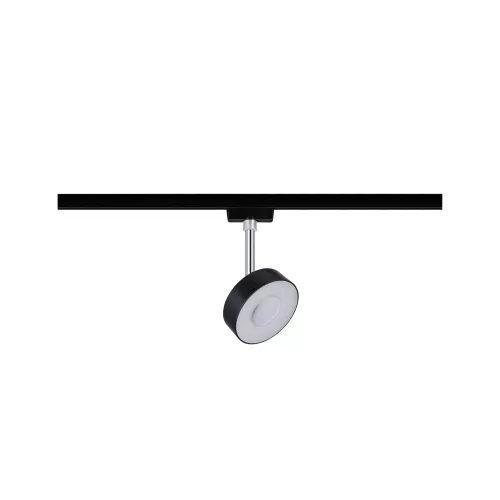 URail Schienenstrahler Circle 200lm 5W 2700K dimmbar 230V Matt schwarz