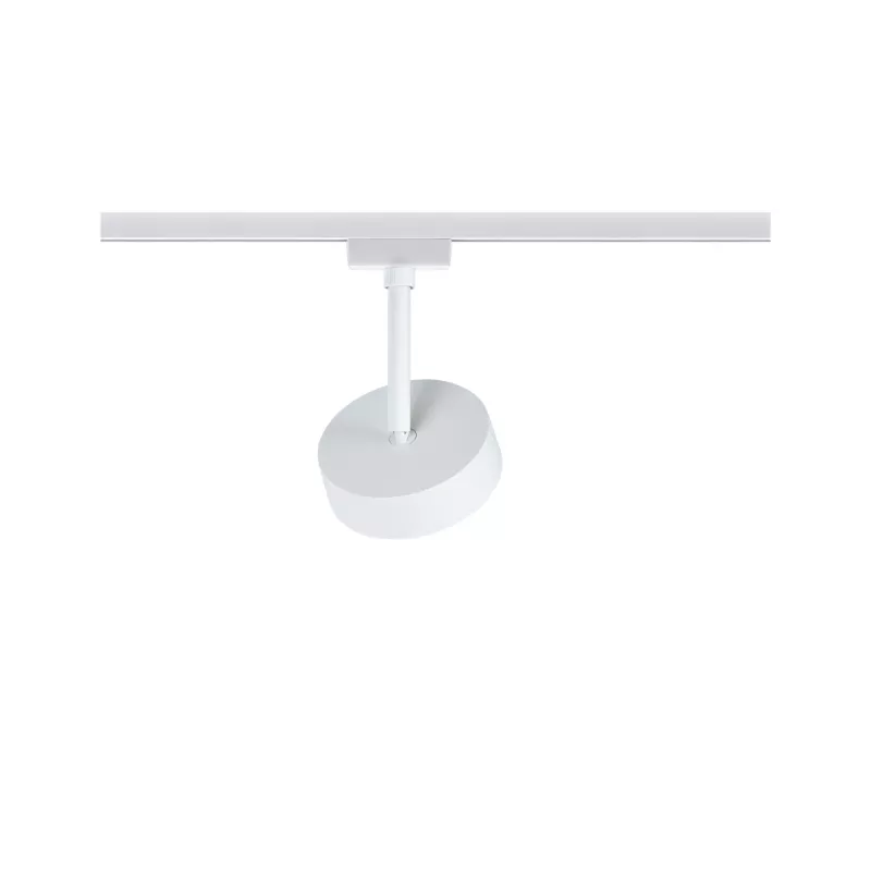 Foco circular para riel URail, 200 lm, 5 W, color blanco, con interruptor, 230 V.