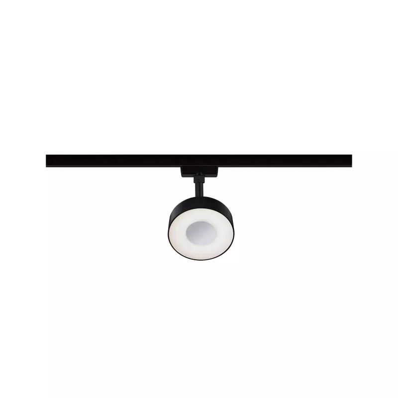 Foco circular para riel URail, 200 lm, 5 W, color blanco, con interruptor, 230 V.