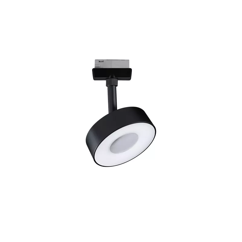 Foco circular para riel URail, 200 lm, 5 W, color blanco, con interruptor, 230 V.