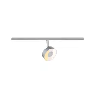URail Track spotlight Circle 220lm 5W 2700 - 4000K dimmable 230V Matt chrome - système d'accrochage et décoration - détail 1