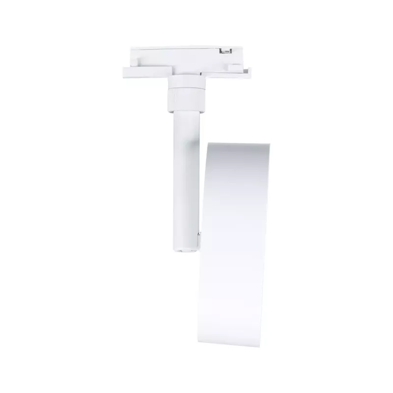 URail Gleisstrahler, rund, 250 lm, 5 W, dimmbar, 2700–4000 K, 230 V, Signalweiß