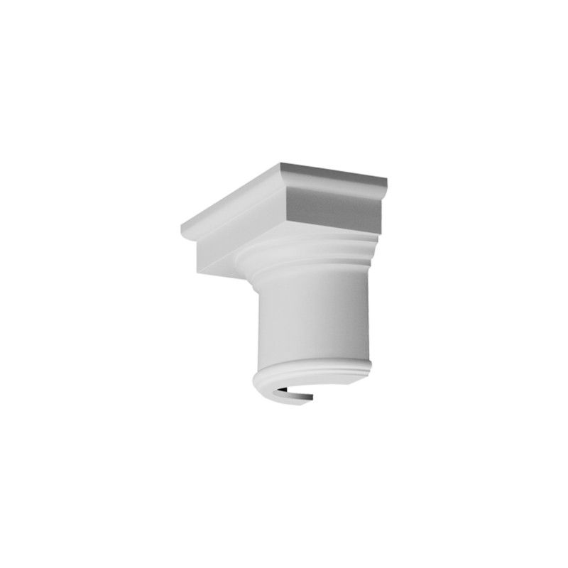 K1111 Mezzocolonna ORAC Durofoam L36,5 x H30 x L18,3 cm ORAC DECOR 1 - Cornice per Quadri
