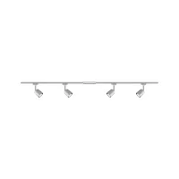 URail Track spotlight Cover Basic kit GU10 max. 4x10W dimmable 230V Matt chrome, Chrome - système d'accrochage et décoration - détail 1