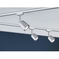 URail Spot sur rail Cover Kit de base GU10 max. 4x10W gradable 230V Chrome mat, Chrome - système d'accrochage et décoration - détail 10
