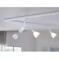 URail Spot sur rail DecoSystems Basic E14 max. 20W gradable 230V Blanc signal - système d'accrochage et décoration - détail 7