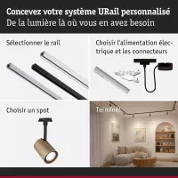 URail Spot sur rail Luxe GU10 max. 10W gradable 230V - système d'accrochage et décoration - détail 21