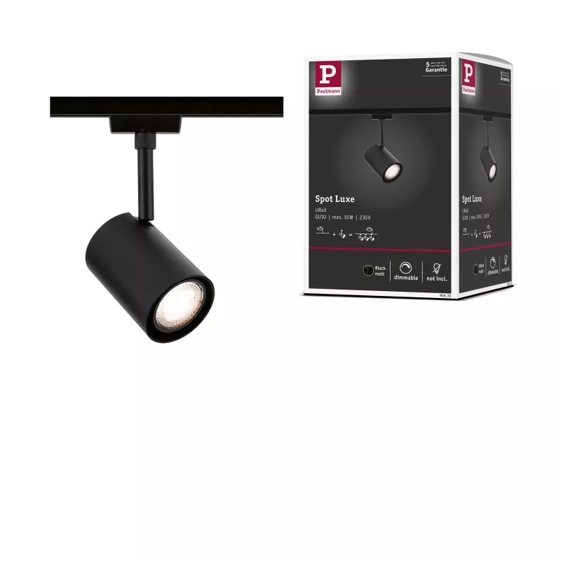 URail Spot sur rail Luxe GU10 max. 10W gradable 230V