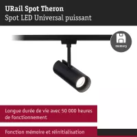 URail Spot sur rail Theron Spot individuel 1100lm 11W 4000K gradable 230V - système d'accrochage et décoration - détail 27