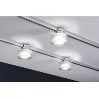 URail Spot sur rail Topa Dot Spot individuel 350lm 4,9W 4000K gradable 230V Chrome, Clair, Satiné - système d'accrochage et décoration - détail 5