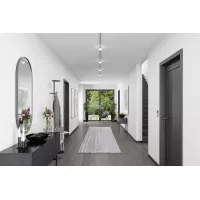 URail Spot sur rail Topa Dot Spot individuel 350lm 4,9W 4000K gradable 230V Chrome, Clair, Satiné - système d'accrochage et décoration - détail 8