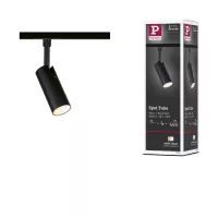 URail Track Spot Tubo Einzelstrahler 200 lm 4 W 2700–4000 K 230 V Mattschwarz - système d'accrochage et décoration - détail 20