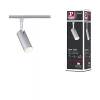 URail Schienenstrahler Tubo Einzelstrahler 300 lm 4 W 2700–4000 K 230 V Mattchrom - système d'accrochage et décoration - détail 20