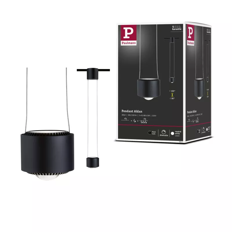 URail Pendelleuchte Aldan 930lm / 530lm 8,5W / 4,5W 4000K dimmbar 230V
