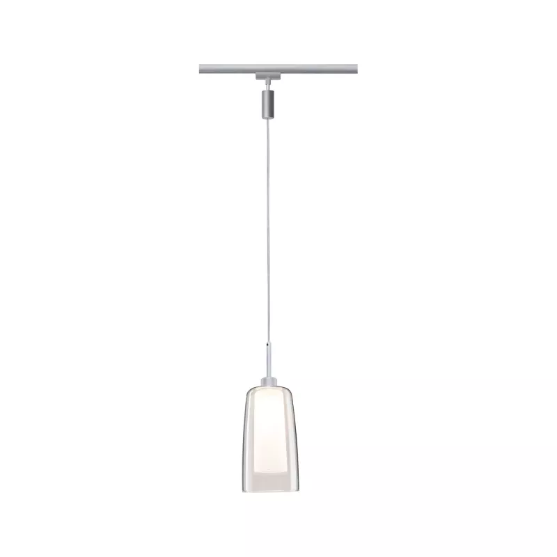 URail Suspensión Arido II GU10 560lm 5W 2700K 230V Cromo mate, Transparente, Satinado - système d'accrochage et décoration
