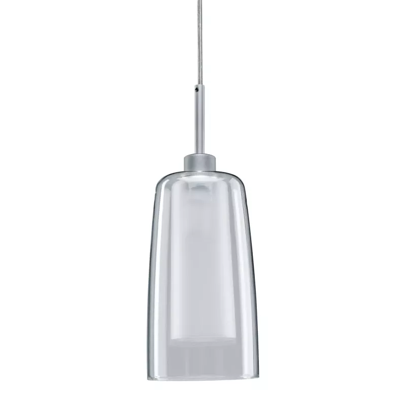 URail Suspensión Arido II GU10 560lm 5W 2700K 230V Cromo mate, Transparente, Satinado