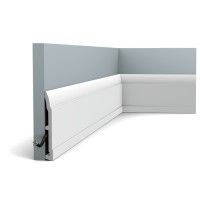 SX104 ORAC Battiscopa Duropolymer L200 x H14,8 x L1,7 cm ORAC DECOR 3 - Cornice per Quadri