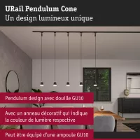 URail Aufhängungskonus GU10 max. 10W dimmbar 230V - système d'accrochage et décoration - détail 22