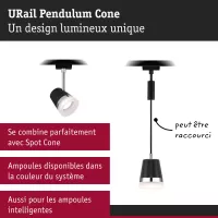 URail Aufhängungskonus GU10 max. 10W dimmbar 230V - système d'accrochage et décoration - détail 23