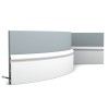 SX138F ORAC Battiscopa flessibile Flex L200 x H13,8 x L1,5 cm ORAC DECOR 3 - Cimaise Tableau 