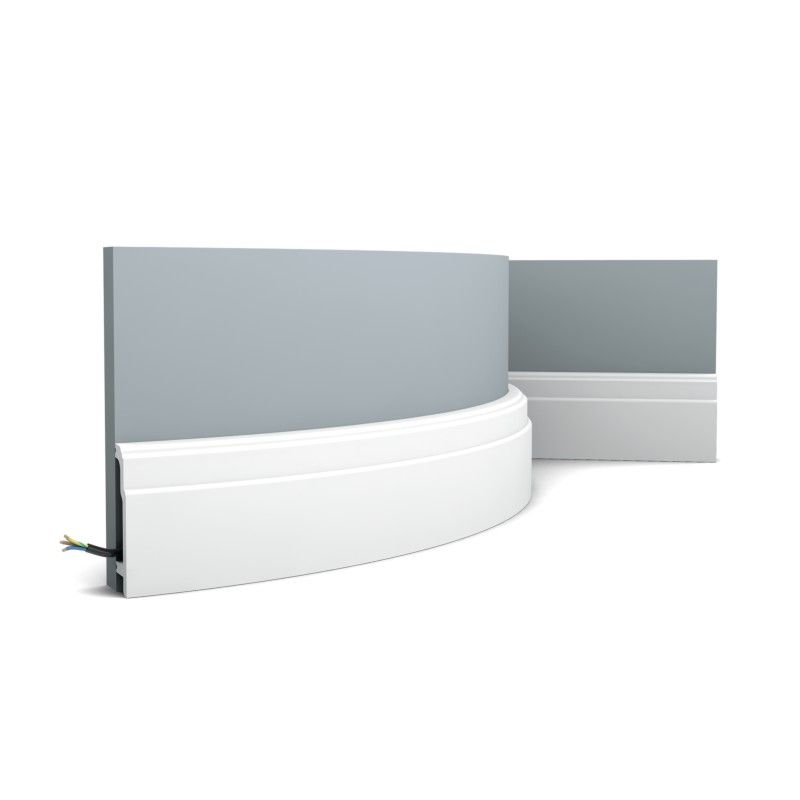 SX155F ORAC Flexible baseboard Flex L200 x H10.8 x L2.5 cm ORAC DECOR 3 - Cimaise Tableau 