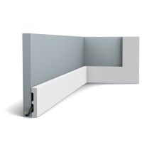 SX157 ORAC Battiscopa in Duropolymer L200 x H6,6 x L1,3 cm ORAC DECOR 5 - Cimaise Tableau 